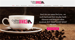 Desktop Screenshot of coffeeclubdivas.com